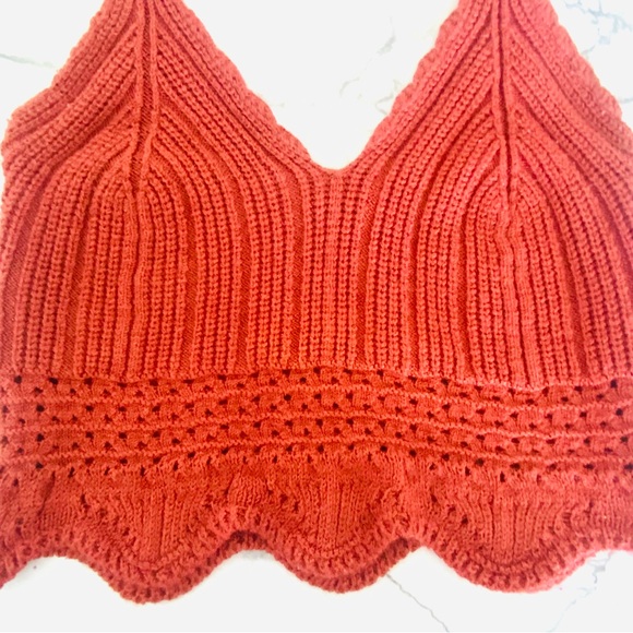 💕Sexy Knitted Crop Top SZ M - Picture 4 of 11